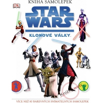 Star Wars: Klonové války - Kniha samolepek - Egmont SK