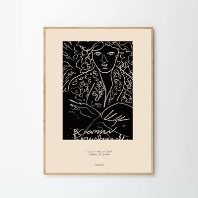Moikka Plakát Woman With A Book by By Garmi 21x29,7 (A4)