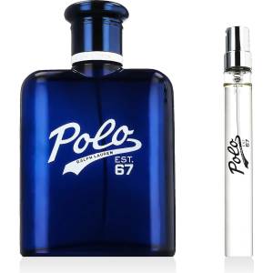 Ralph Lauren Polo 67 комплект за мъже Презареждаема тоалетна вода 125 ml + Eau de Toilette 10 ml