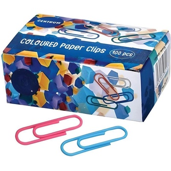 Centrum Кламери Centrum цветни 33 мм, 100 бр