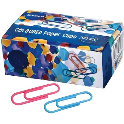 Centrum Кламери Centrum цветни 33 мм, 100 бр