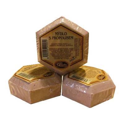 Pleva mýdlo s propolisem hnědé 100 g (Mýdla)