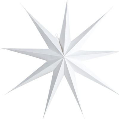 House Doctor Papierová 9cípa hviezda STAR WHITE 87 cm biela