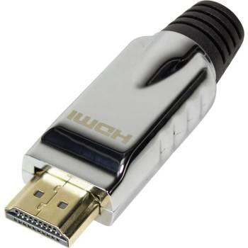 LogiLink HDMI конектор за самостоятелно сглобяване, A/M, метален