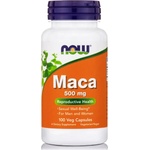 NOW Хранителна добавка Мака 100 мг , Now Foods Maca 500 Mg 100 Capsules