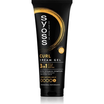 Syoss Curl Cream Gel стилизиращ крем за дефиниране на къдрици с гел текстура 250ml
