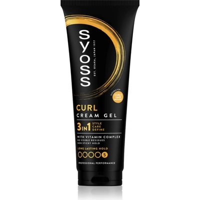 Syoss Curl Cream Gel стилизиращ крем за дефиниране на къдрици с гел текстура 250ml