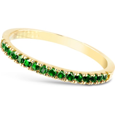 Cutie Diamonds Prsteň zo žltého zlata so smaragdmi DZ6484 1670 SM X 1
