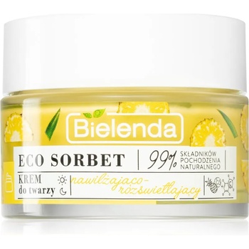 Bielenda Eco Sorbet Pineapple хидратиращ и озаряващ крем за лице 50ml