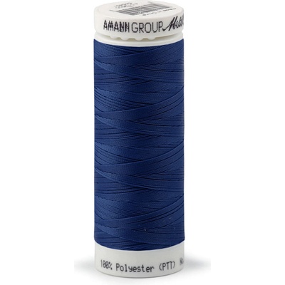 Polyesterové elastické nitě Seraflex Mettler návin 130 m Varianta: 1078 modrá kobaltová, Balení: 5 ks