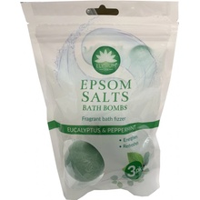 Elysium Spa Eucalyptus & Peppermint šumivá guľa do koupele 3 x 50 g