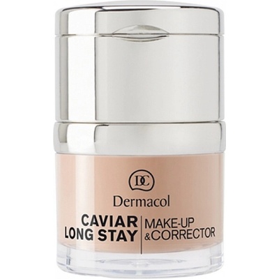 Dermacol Caviar Long Stay Make-Up & Corrector 1 bledá 30 ml