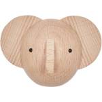 OYOY Mini Стенна кука от масивен бук в естествен цвят Elephant - OYOY Mini (M107320)