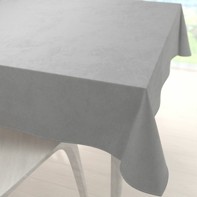 Biante Veľký zamatový štvorcový obrus Velvet Prémium SVP-027 Svetlo sivý 240x240 cm