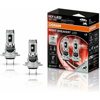 Osram 12V H7 NightBreaker LED SPEED +450% OSRAM, set 2ks – Sleviste.cz