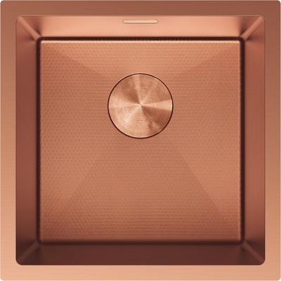 Mexen Trixo мивка от неръждаема стомана с 1 отделение 440 x 440 mm, мед HC - 6413441000-65HC (6413441000-65HC)