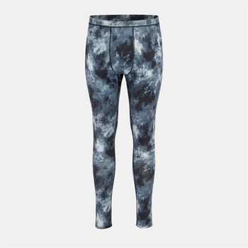 Gul Клин Gul Men's Powder Thermal Full Length Slim Fit Baselayer Leggings - Black AOP