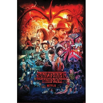 Pyramid International Plagát Stranger Things - Seasons Montage