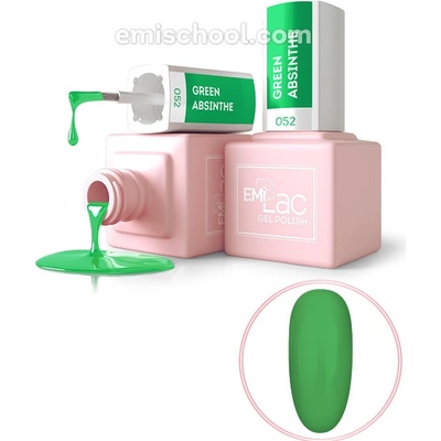E.MiLac gel lak NEON Green Absinthe 052 9 ml