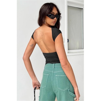 Image 1 of Madmext Дамски топ-блуза mg1851 - Черен #395283 (395283_Черно)