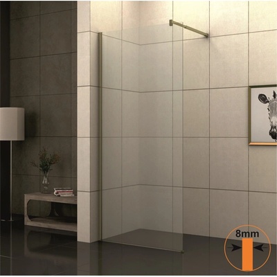 Inter ceramic ПАРАВАН СТАЦИОНАРЕН САХАРА ics 116/80 80/200 8мм gold (ics 116/80)