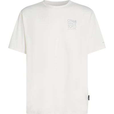 O'Neill Мъжка плажна тениска от ликра O'Neill Hybrid UPF Polygiene Back Print T-Shirt Lycra - Snow White - размер XXL (050-2407-0216)