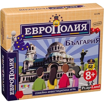 Play Land Настолна игра PlayLand - ЕвроПолия, България II -Детска (A-178)