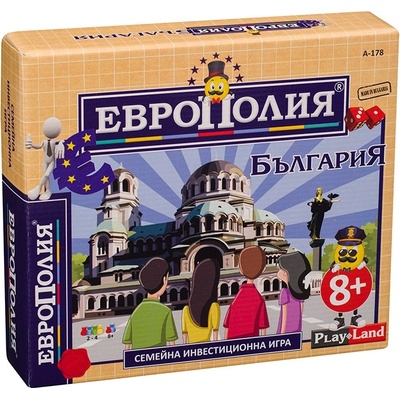 Play Land Настолна игра PlayLand - ЕвроПолия, България II -Детска (A-178)