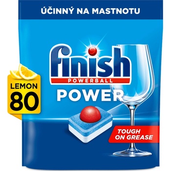 Finish Power All in 1 tablety do myčky nádobí Lemon Sparkle 80 ks 1280 g