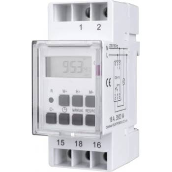 Image 1 of Elektrobock Времеви превключвател за din шина cs4-16 за времево превключване на вентилатори (4423)