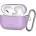 Tech-Protect Силиконов калъф за слушалки Apple AirPods Pro 3 от Tech-Protect Silicone Hook - Lavender (5906302333103)