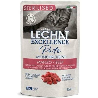 LECHAT EXCELLENCE Pate Sterilised Monoprotein Beef pre sterilizované mačky s hovädzím mäsom 85 g