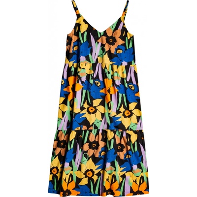 Roxy Waiting Line Printed Anthracite Flower Jammin
