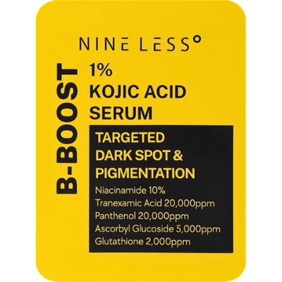 NINE LESS B-Boost 1% Kojic Acid Serum (sample) - Серум за лице с койева киселина 2ml (sample)