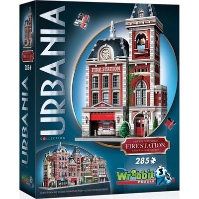 Wrebbit 3D puzzle Urbania: Hasičská stanice 285 ks