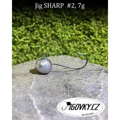 Jigovky.cz Jigová Hlava SHARP vel.3 2g 5ks