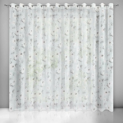 EUROFIRANY ZÁCLONA NA KROUŽCÍCH BESSY 350X250 CM VÍCEBAREVNÁ