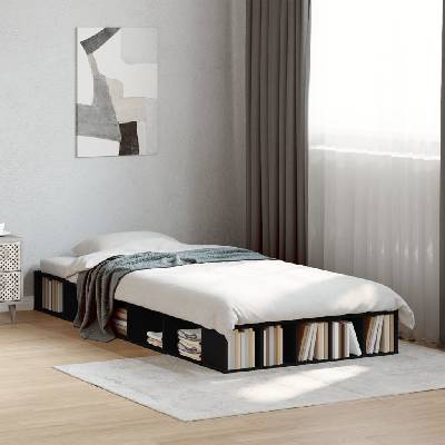 vidaXL 3280512 Rám postele kompozitní dřevo / barva Černá