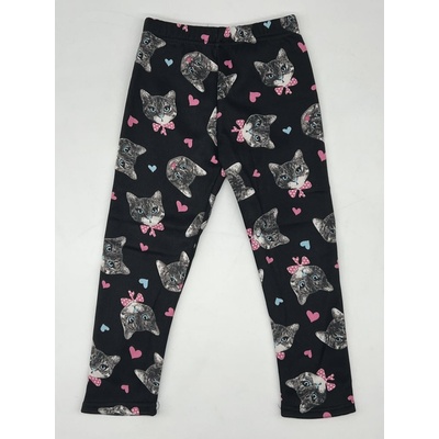 W.D Dívčí zateplené legíny černé