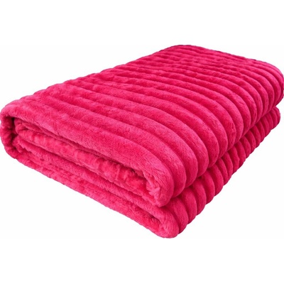 4 sleep Mikroplyšová deka Viola malina