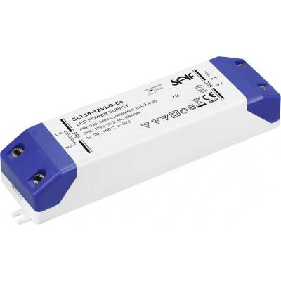 Self Electronics SLT30-48VLG-ES LED driver konstantní napětí 30 W 0 A - 625 mA 48 V/DC bez možnosti stmívání, montáž na