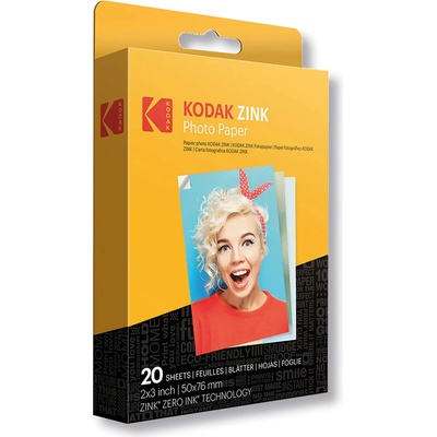 Kodak Zink - fotografický papír 2x3 20 pack