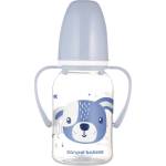 Canpol babies Бебешко шише с дръжки Canpol - Cute Animals, 120 ml, синьо (11/823_blu) - ozone