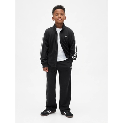 GAP Kids Sweatpants with Logo Boys čierna