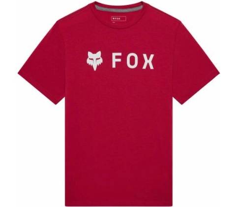 Fox Yth Absolute Ss Tee Flame Red