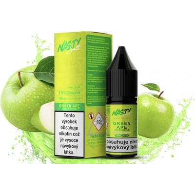 Nasty Juice Salt Green Ape 10 ml 20 mg