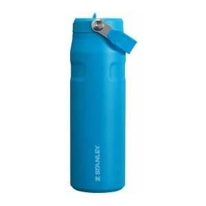 STANLEY 1913 Flip Straw Drinking Bottle with Straw 0.7L - Thermal Mug Cools for 12 Hours - Ice Cold for 3 Days - BPA Free - Leakproof - For Drink Holders - Dishwasher Safe - Azure - 100000108306