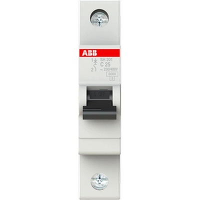 ABB Автоматичен прекъсвач ABB SH201-C25 - 1 P, 25 A, 6 kA (2CDS211001R0254)
