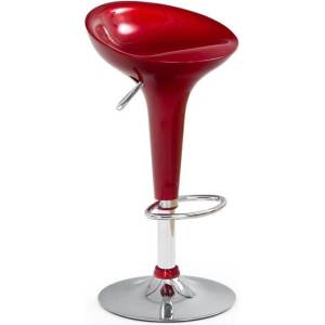 Bogdan Furniture Europe Бар стол Мебели Богдан модел h-17 bm, цвят: червен, размер: 44/38/90-111 см