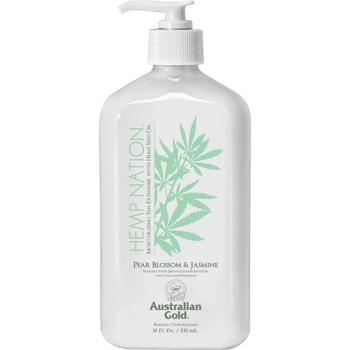 Australian Gold Hemp Nation Хидратиращ лосион за тяло Pear Blossom & Jasmine, 535 ml
